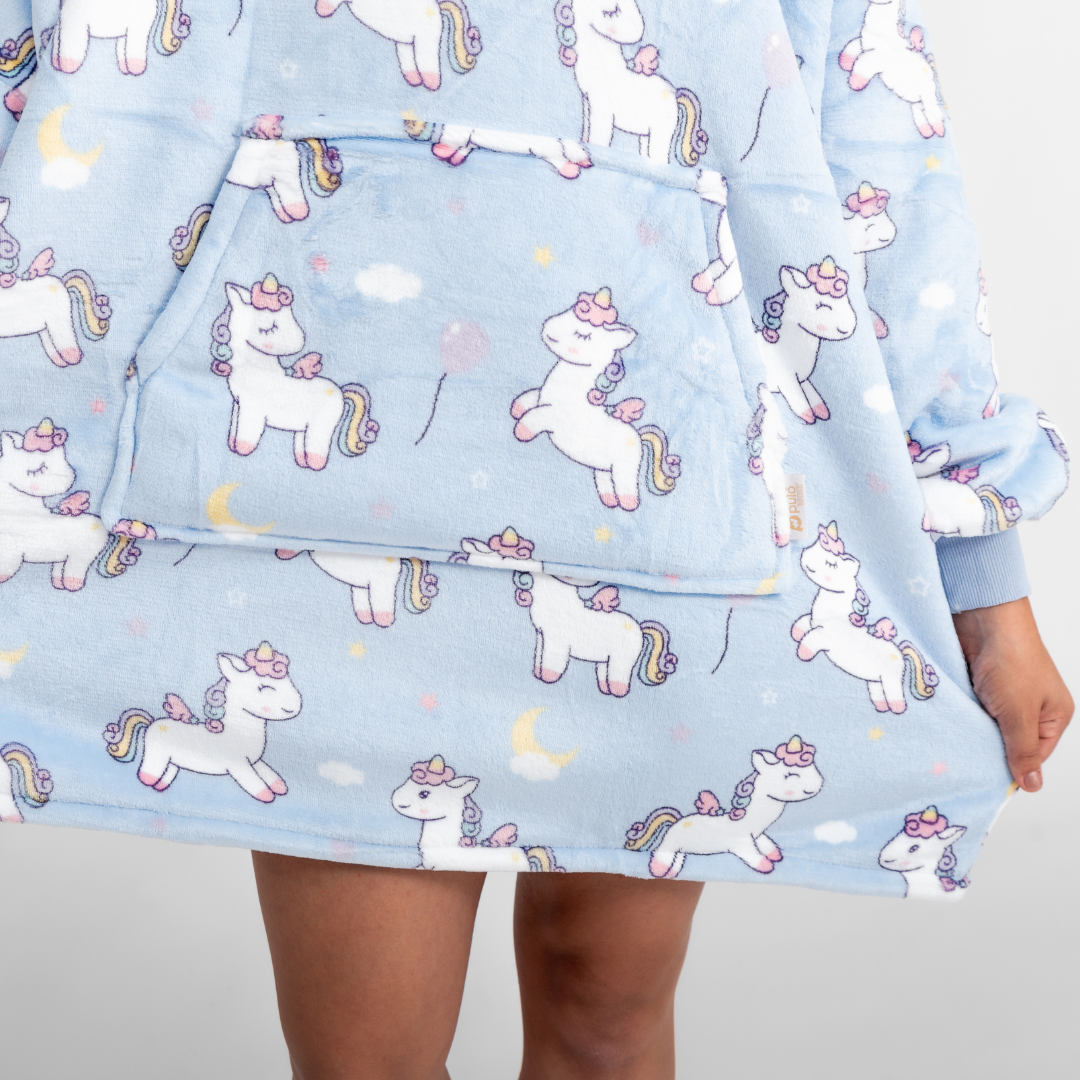 Modré Puló™ s jednorožci (dětské)