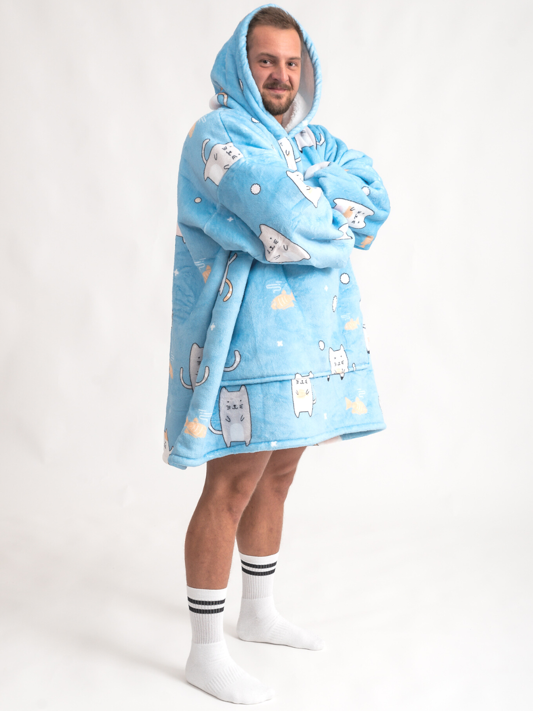 Modré Puló™ s kočičkou