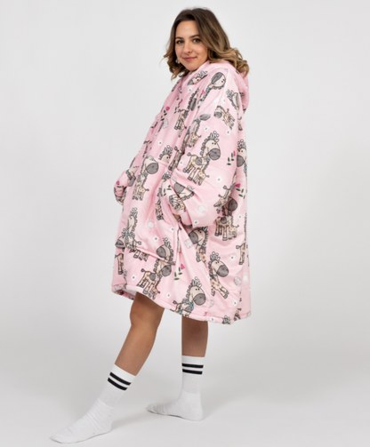 Růžové Puló™ se žirafami