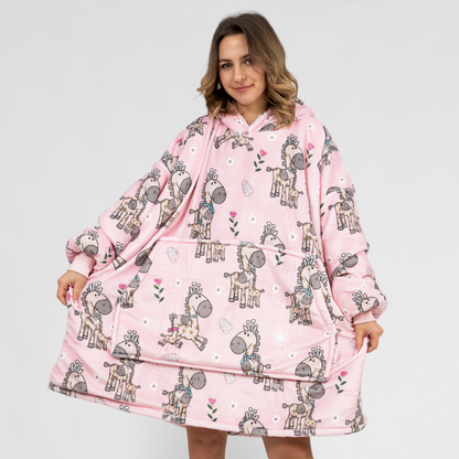 Růžové Puló™ se žirafami