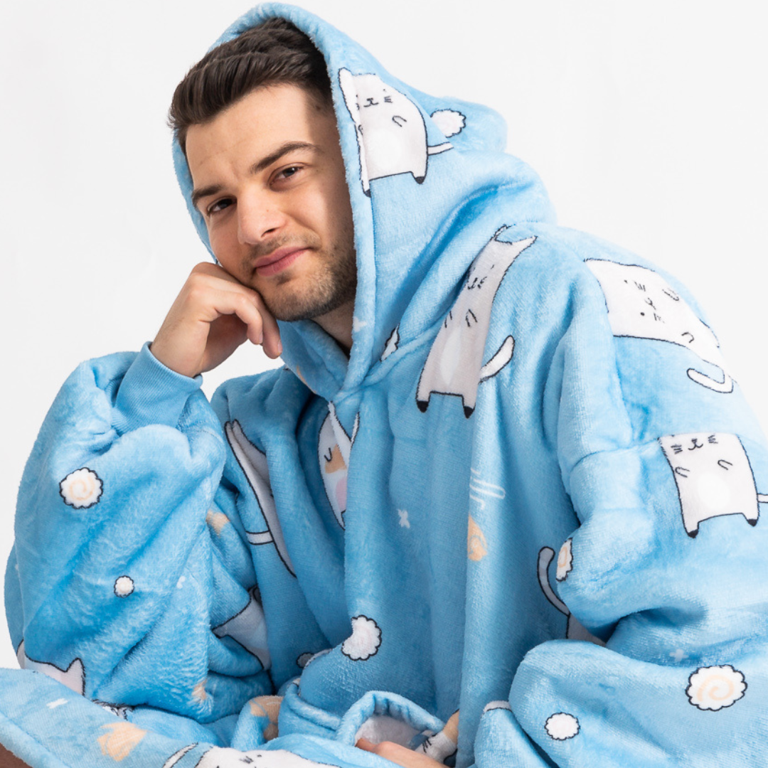 Modré Puló™ s kočičkou