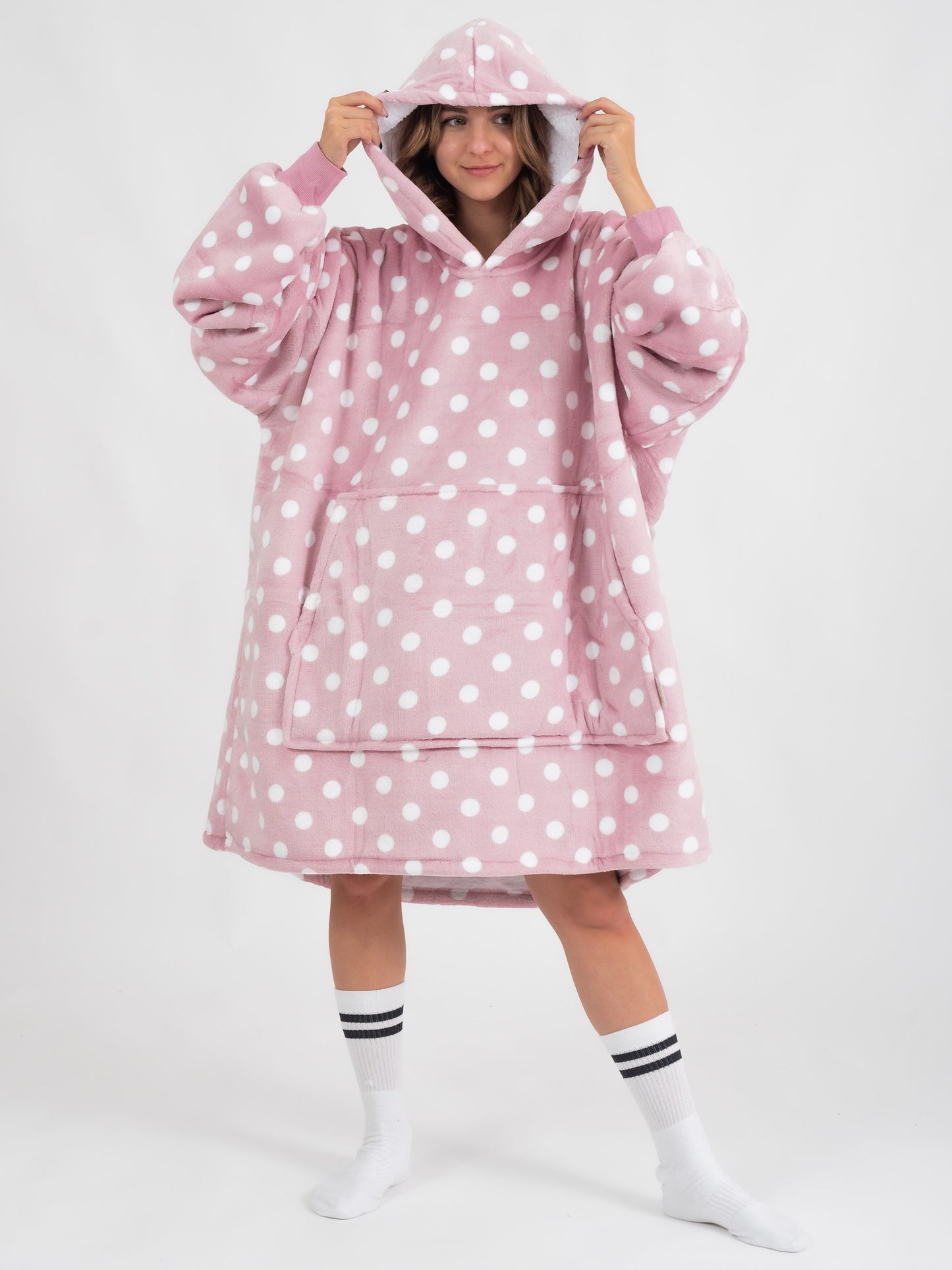 Růžové Puló™ s puntíky