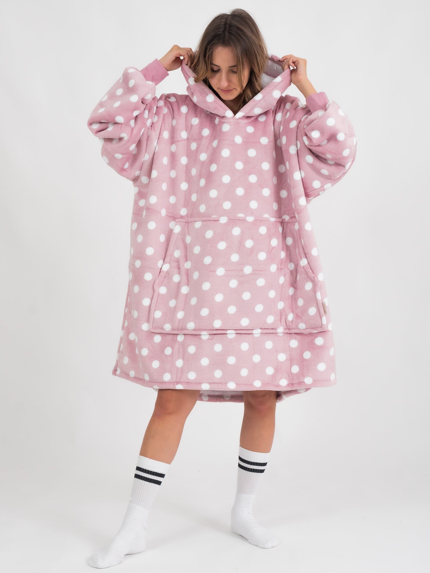 Růžové Puló™ s puntíky