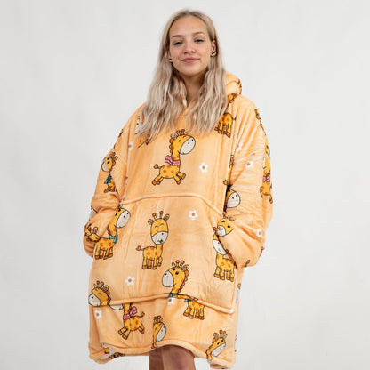 Hnědé Puló™ se žirafami