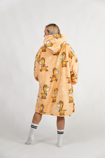 Hnědé Puló™ se žirafami