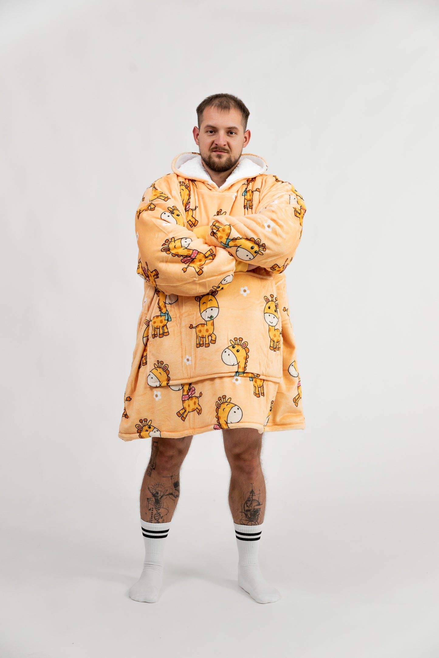 Hnědé Puló™ se žirafami