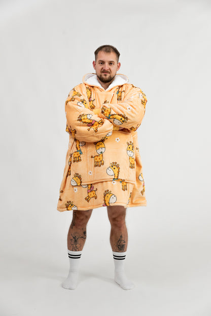 Hnědé Puló™ se žirafami