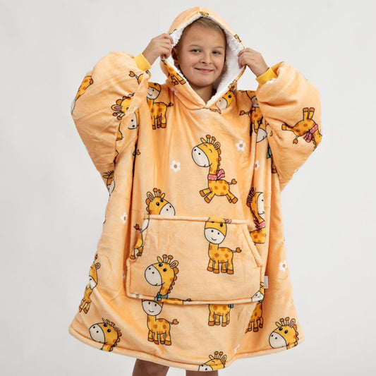 Hnědé Puló™ se žirafami (dětské)