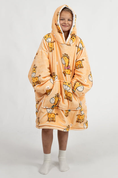 Hnědé Puló™ se žirafami (dětské)