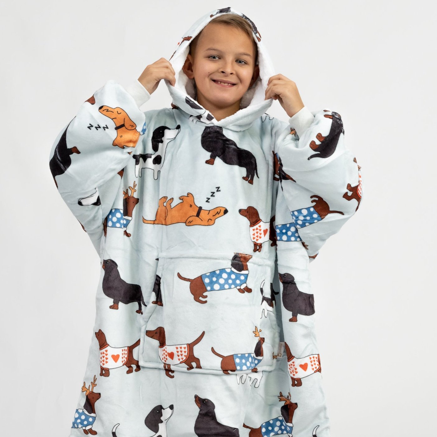 Modré Puló™ s jezevčíky (dětské)