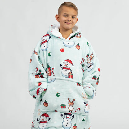 Modré Puló™ se sněhuláky (dětské)