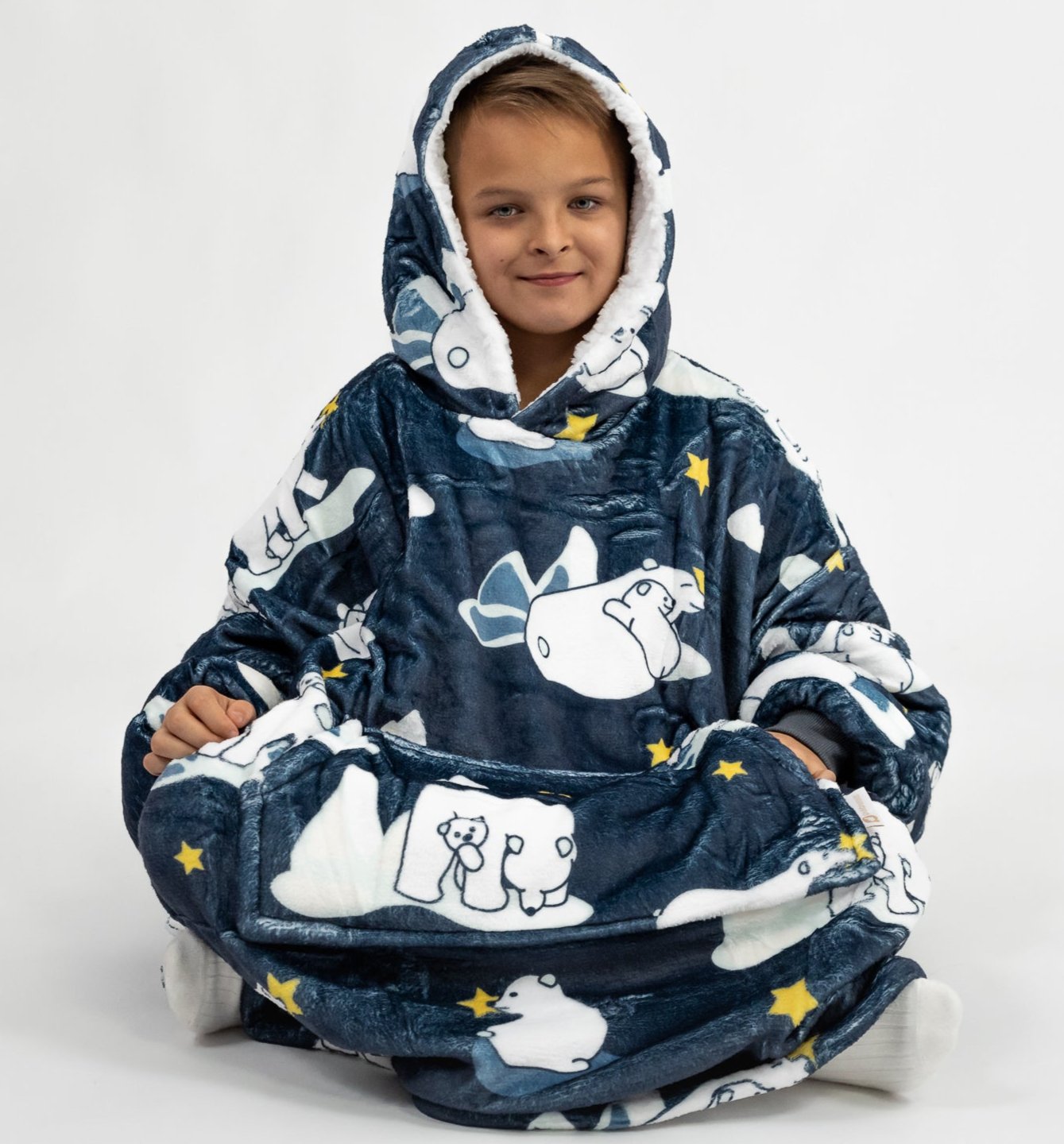 Tmavomodré Puló™ s ledními medvědy (dětské)