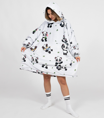 Stříbrnošedé Puló™ s pandami