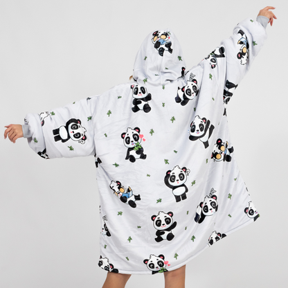 Stříbrnošedé Puló™ s pandami