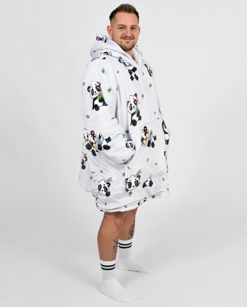 Stříbrnošedé Puló™ s pandami