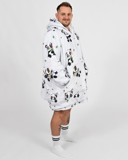 Stříbrnošedé Puló™ s pandami