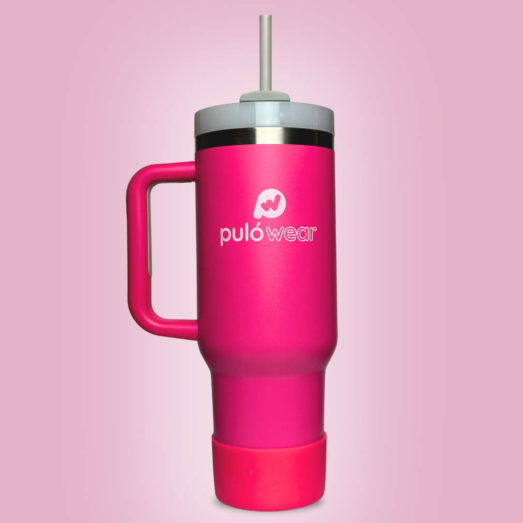 PulóWear nerezový termohrnek – sytě růžový
