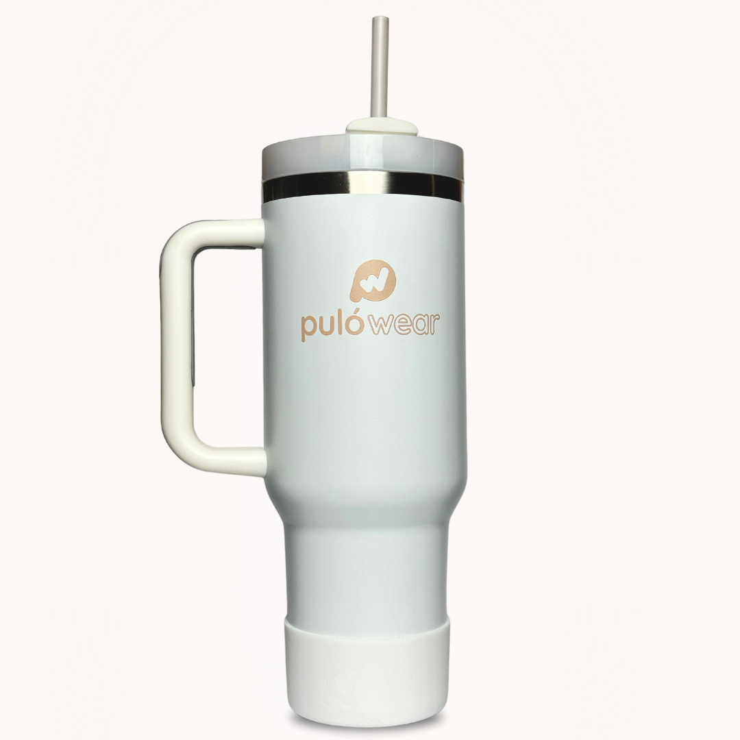 PulóWear nerezový termohrnek – sněhově bílý