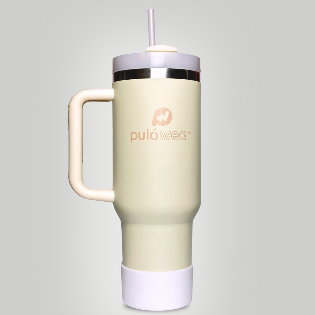 PulóWear nerezový termohrnek – béžový