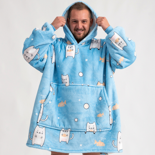 Modré Puló™ s kočičkou