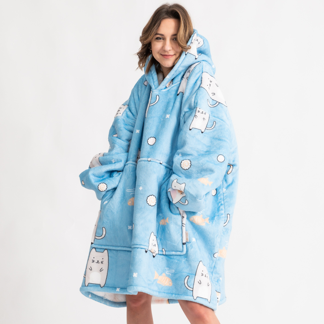 Modré Puló™ s kočičkou