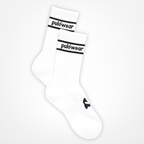 PulóWear ponožky – bílé s nápisem