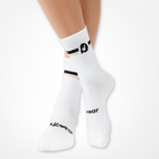 PulóWear ponožky – bílé s logem