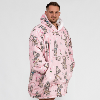 Růžové Puló™ se žirafami